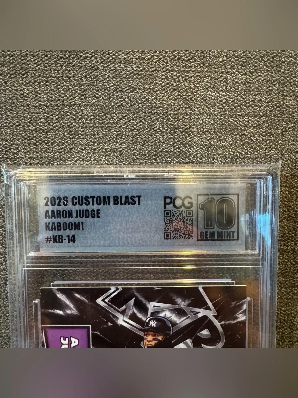 Aaron Judge Custom Blast Kaboom! #KB-14 PCG 10 Gem Mint